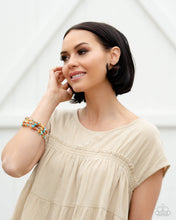 Load image into Gallery viewer, Stacking Stones - Orange Bracelet