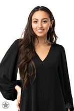 Load image into Gallery viewer, GLITZY By Association - Black Earring