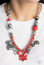 Load image into Gallery viewer, Charmed, I Am Sure - Red Necklace