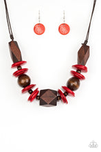 Load image into Gallery viewer, Pacific Paradise - Red Wood Necklace