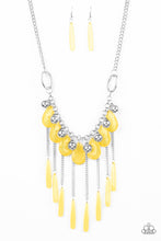 Load image into Gallery viewer, Roaring Riviera - Yellow Necklace