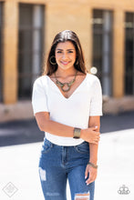 Load image into Gallery viewer, In Sync - Brass Hoop Earring