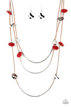Load image into Gallery viewer, Alluring Luxe - Red Necklace