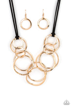 Load image into Gallery viewer, Spiraling Out of COUTURE - Gold Necklace