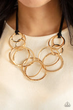Load image into Gallery viewer, Spiraling Out of COUTURE - Gold Necklace