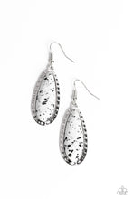 Load image into Gallery viewer, TEARDROP-Dead Dynasty - White Earring