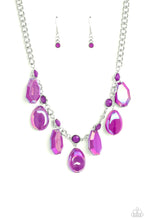 Load image into Gallery viewer, Maldives Mural - Purple Necklace