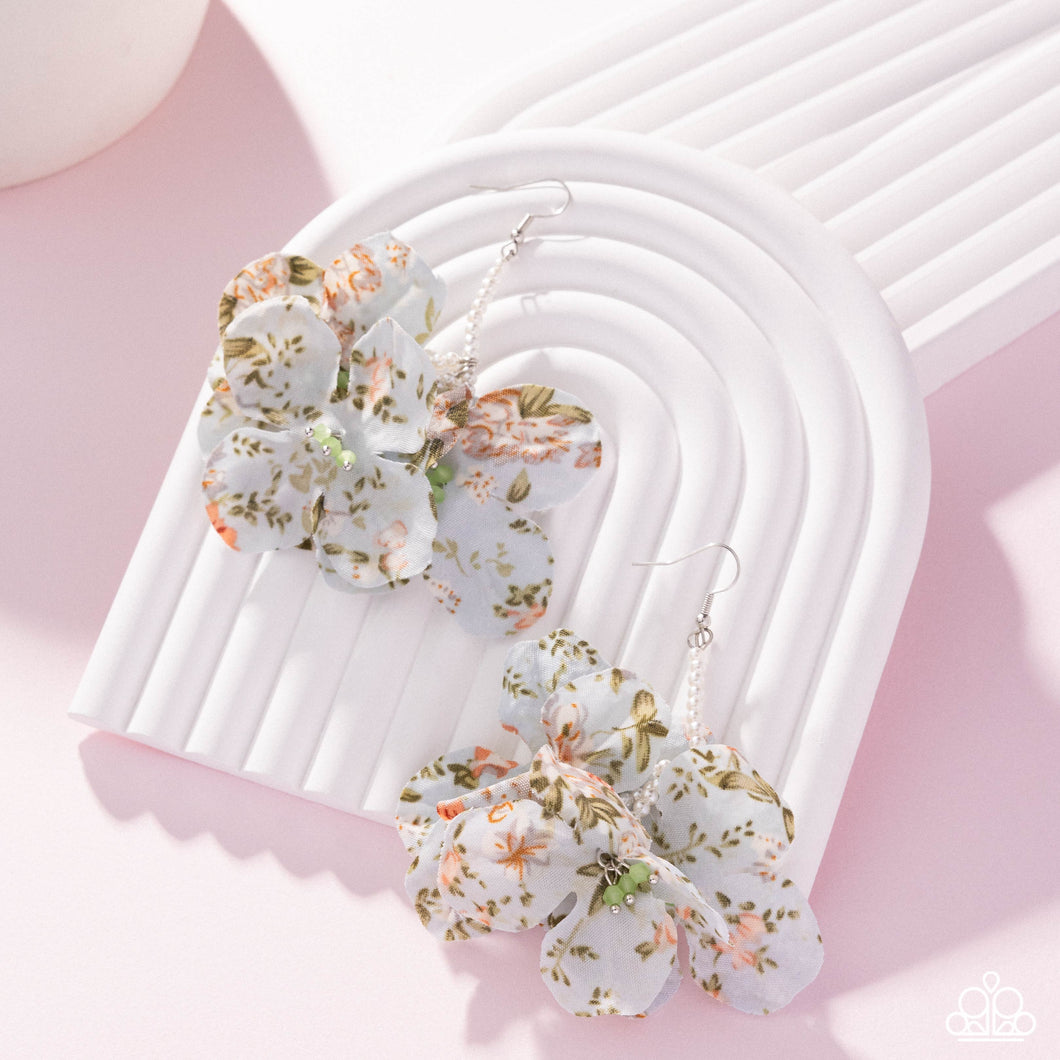 Flourishing Fantasia - Green Earring