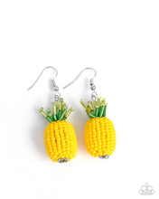 Load image into Gallery viewer, Pleasant Pineapple - Yellow Earring
