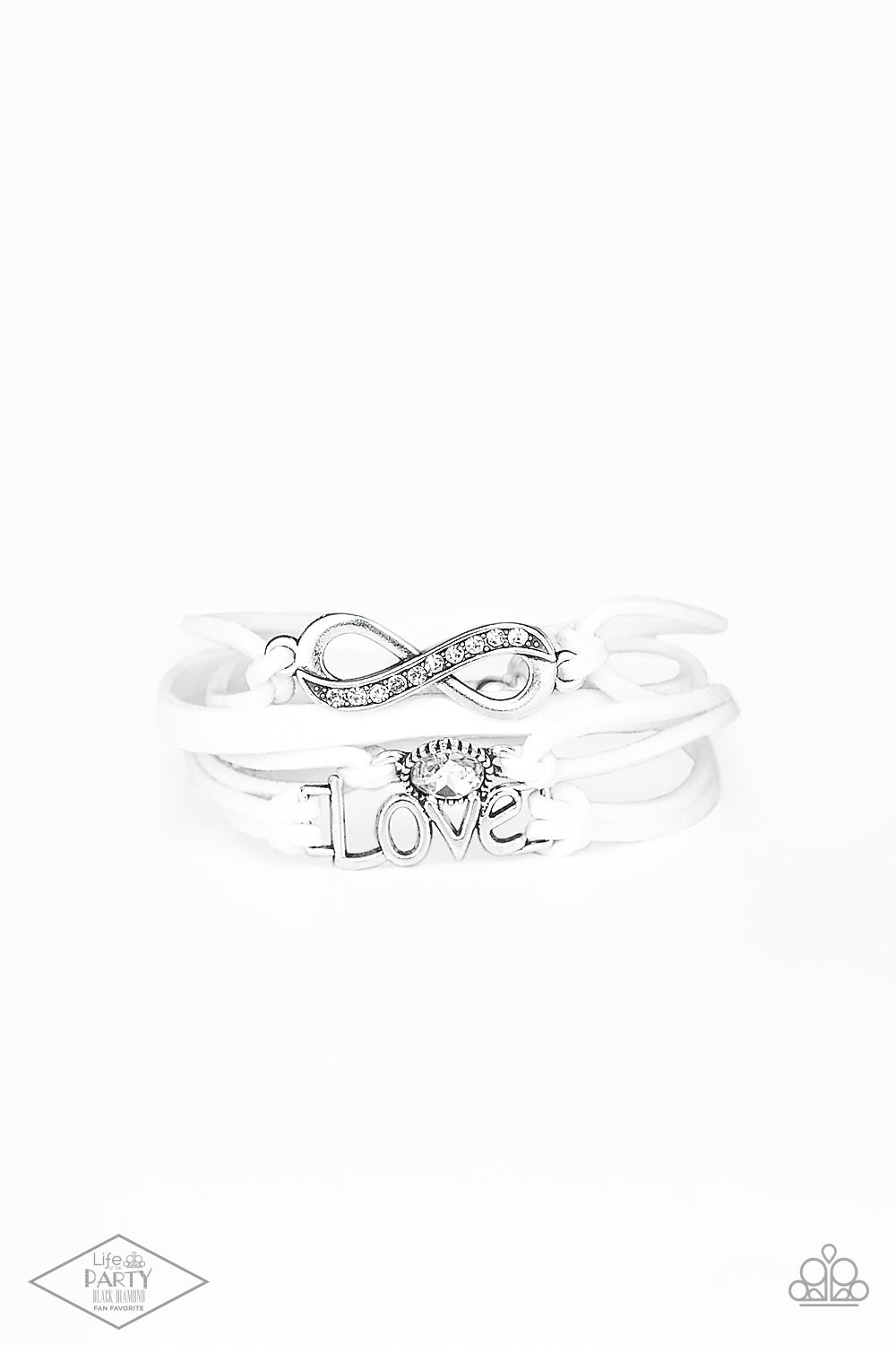 Infinitely Irresistible - White Bracelet