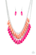 Load image into Gallery viewer, Beaded Boardwalk - Pink Necklace
