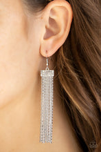 Load image into Gallery viewer, Twinkling Tapestry - White Earring
