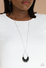 Load image into Gallery viewer, Homespun Artifact - Black Necklace
