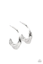 Load image into Gallery viewer, Modern Meltdown - Silver Earring
