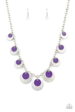 Load image into Gallery viewer, The Cosmos Are Calling - Purple Necklace
