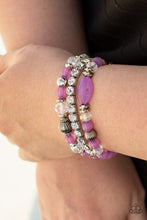 Load image into Gallery viewer, Ethereal Etiquette - Purple Bracelet
