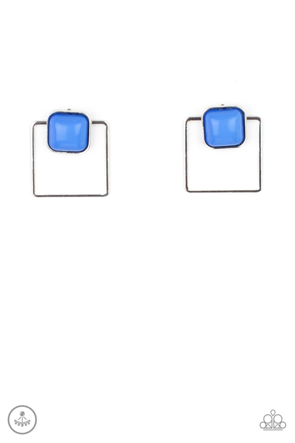 FLAIR and Square - Blue Earring