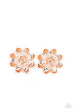 Load image into Gallery viewer, Water Lily Love - Rose Gold Earring
