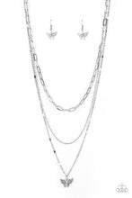 Load image into Gallery viewer, Bountiful Butterflies - White Necklace
