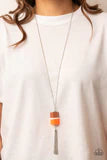 Reel It In - Orange Necklace