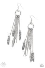 Load image into Gallery viewer, Thrifty Tassel - Silver Earrings
